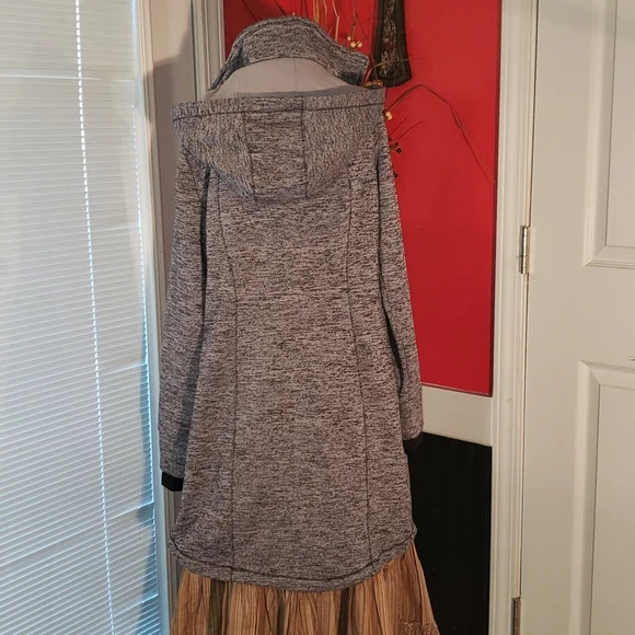 SOLD CL CALVIN KLEIN DETACHABLE HOOD WOMENS PERFORMANCE GYM JACKET COAT - Picture 9 of 13